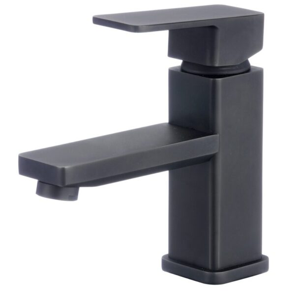Quadratum design for vanity is a single lever mixer