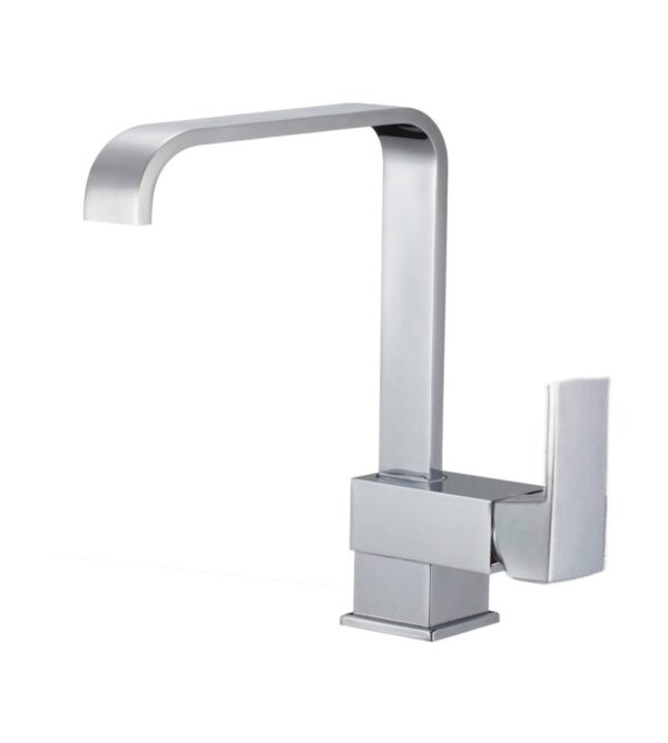 Quadratum design for vanity is a single lever mixer