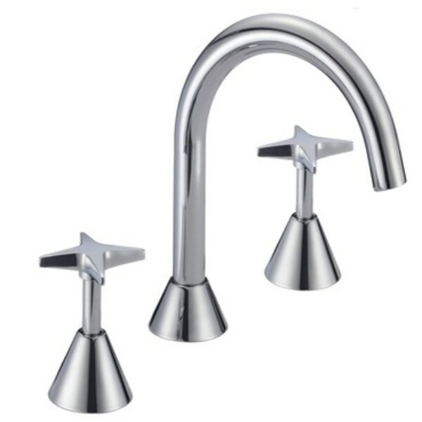 EU Modern tap vanity double lever mixer