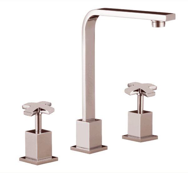 Euroware Quadratum design for vanity is a double level mixer - Image 4