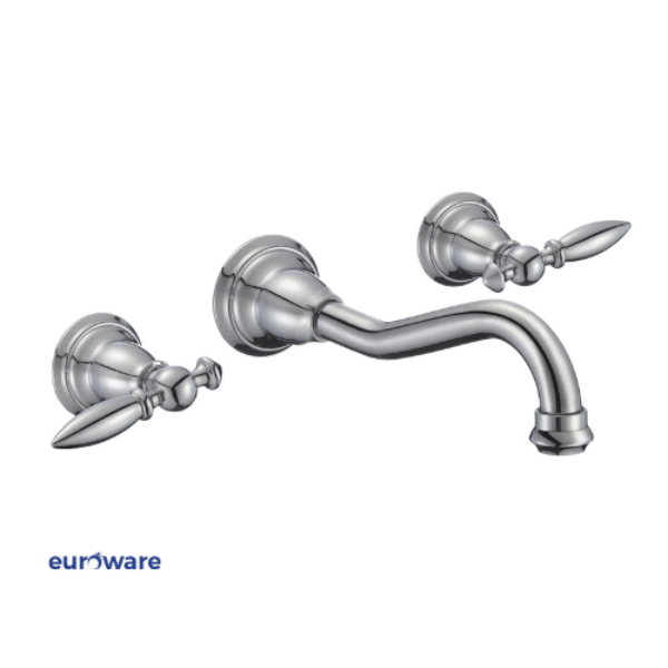 Euroware New Century faucet design for vanity is a double level mixer that is ideal for sinks of different functions.
