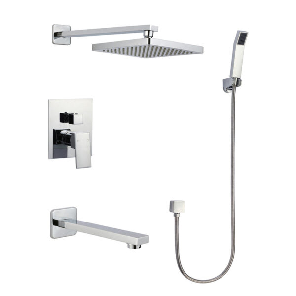 Quadratum design for vanity is a single level mixer